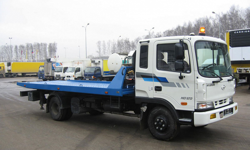 Эвакуатор Hyundai HD120 для легковых и грузовых авто